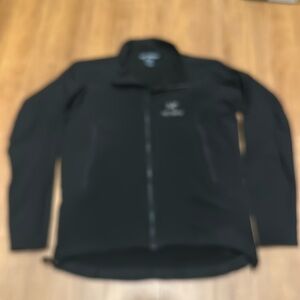 Arc’teryx Men’s Black Zip Jacket, Size Large